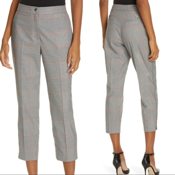 Ted Baker DARCEYT Houndstooth Crop Trouser Pants - Picture 16 of 16